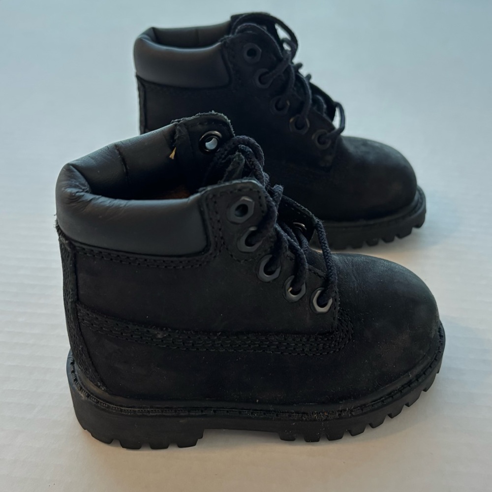 Timberland Black Boots Infant/Toddler size 4.